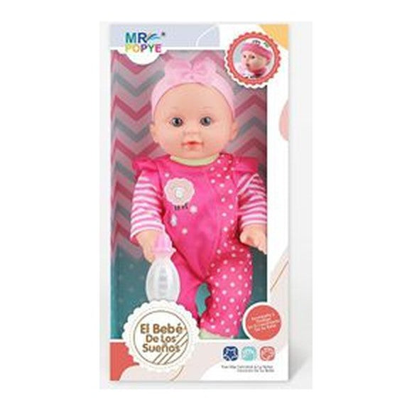 Boneco "Bebé dos Sonhos" - Rosa às Riscas