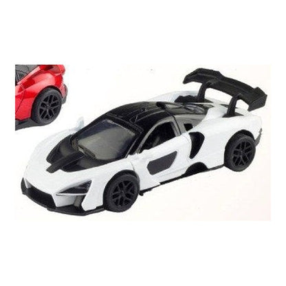 Carro Desportivo Clássico de Metal de Recuo 1:32 - Branco