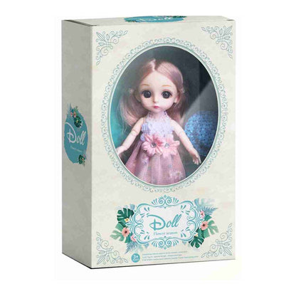 Boneca Fashion 15 Cm Altura - Rosa