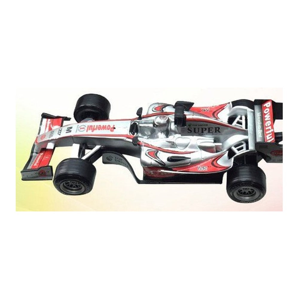 Carro de Fórmula 1 de Fricção com Luz - Branco