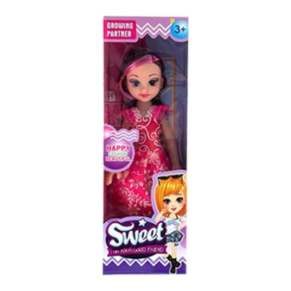 Boneca Sweet c/ Som - Vestido Vermelho