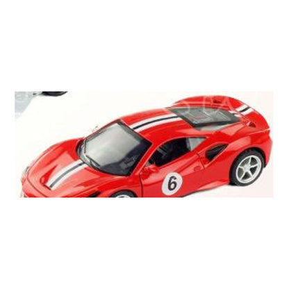 Bentley e Ferrari de Metal com Luz e Som em Caixa Expositora - Vermelho (Modelo 1)