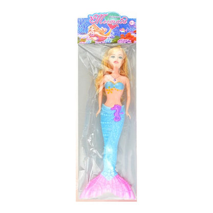 Boneca Sereia 13 Cm Altura - Azul