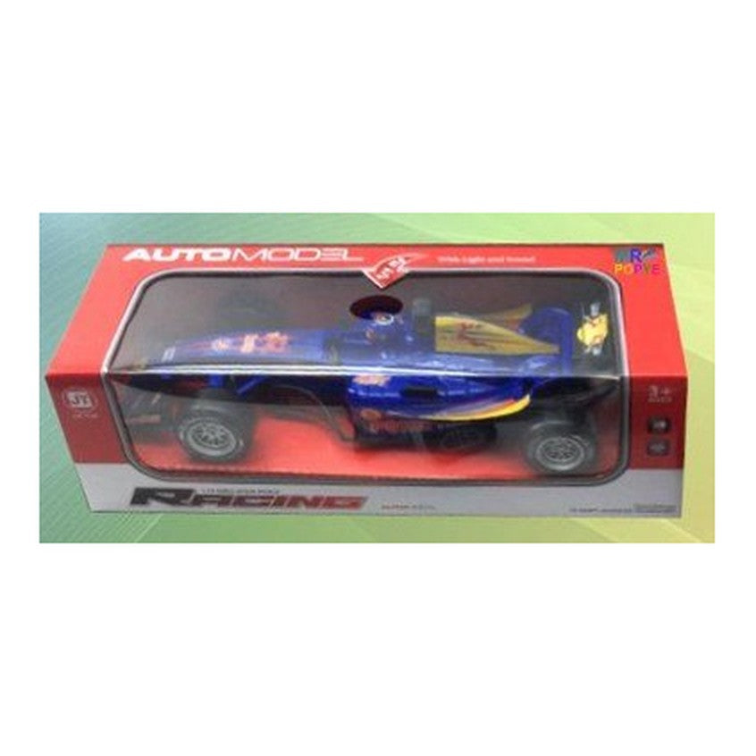 Carro de Fórmula 1 de Fricção com Luz - Azul