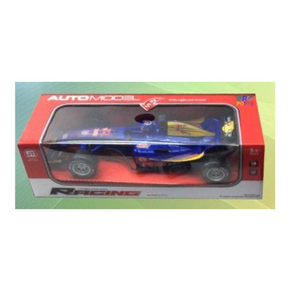 Carro de Fórmula 1 de Fricção com Luz - Azul