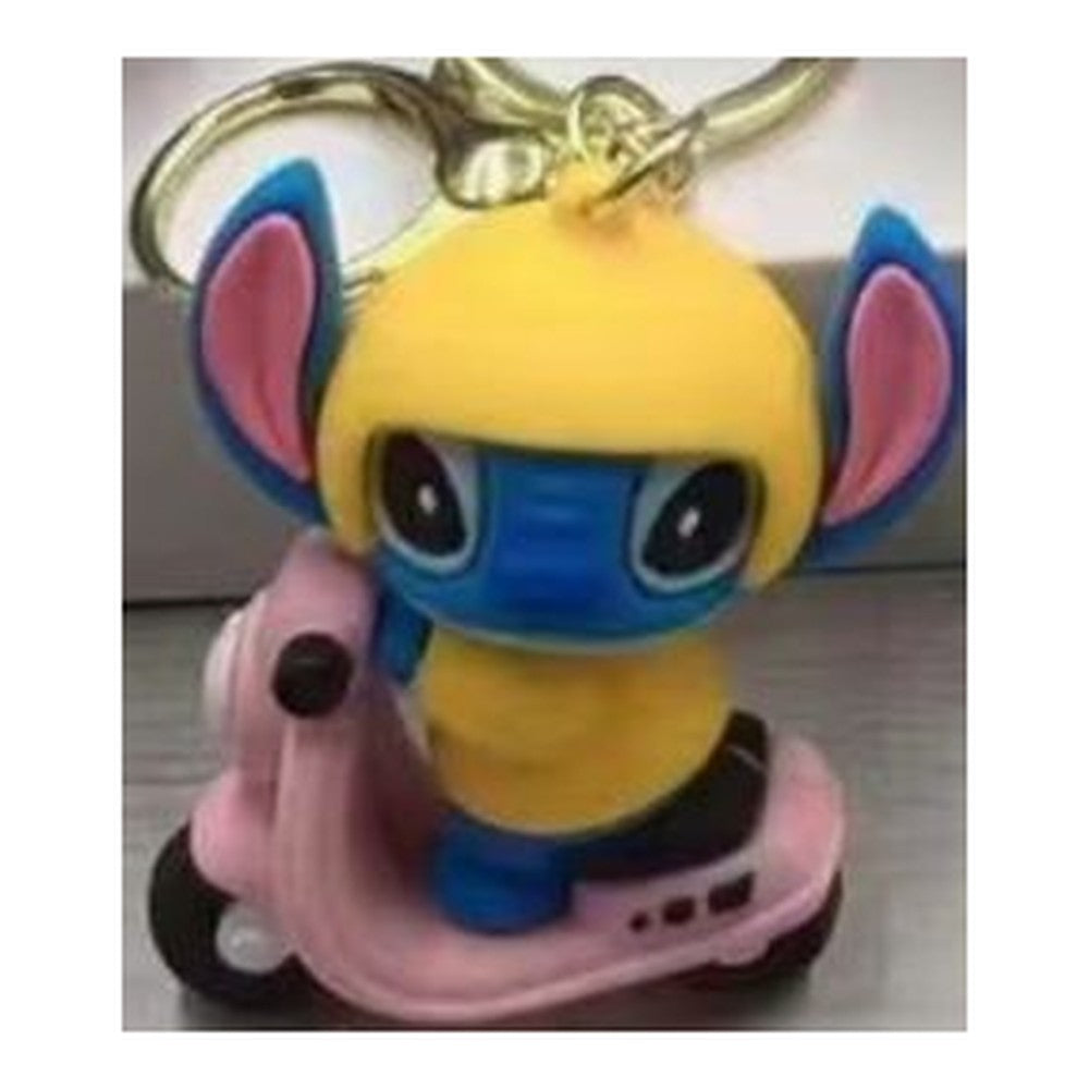 Porta-Chaves Stitch no Banho - Na Mota Rosa