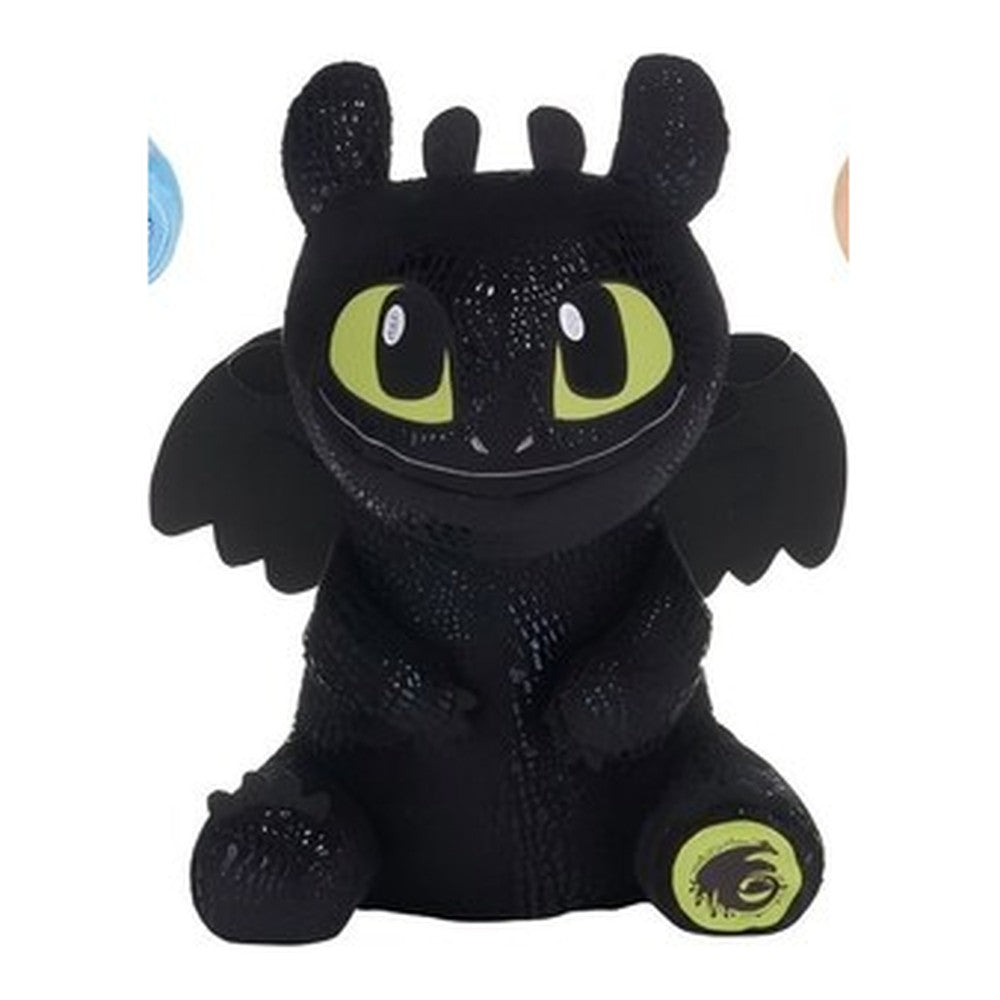 Peluche Como Treinares o Teu Dragão Coleção de 5 Modelos 25 cm - Preto