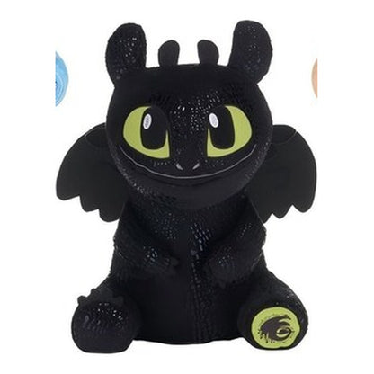 Peluche Como Treinares o Teu Dragão Coleção de 5 Modelos 25 cm - Preto