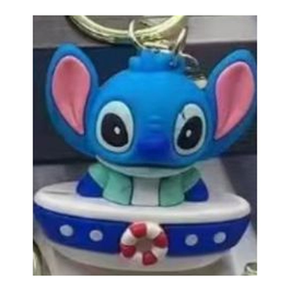 Porta-Chaves Stitch no Banho - No Barco