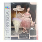 Boneca Wonderful c/ Acessórios 32 x 24 Cm - Vestido Rosa c/ Chapéu