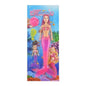 Boneca Sereia c/ Luz 34 Cm Altura - Rosa