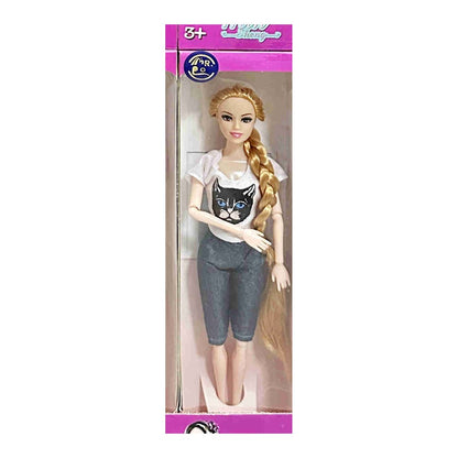 Boneca Fashion - T-shirt Gato