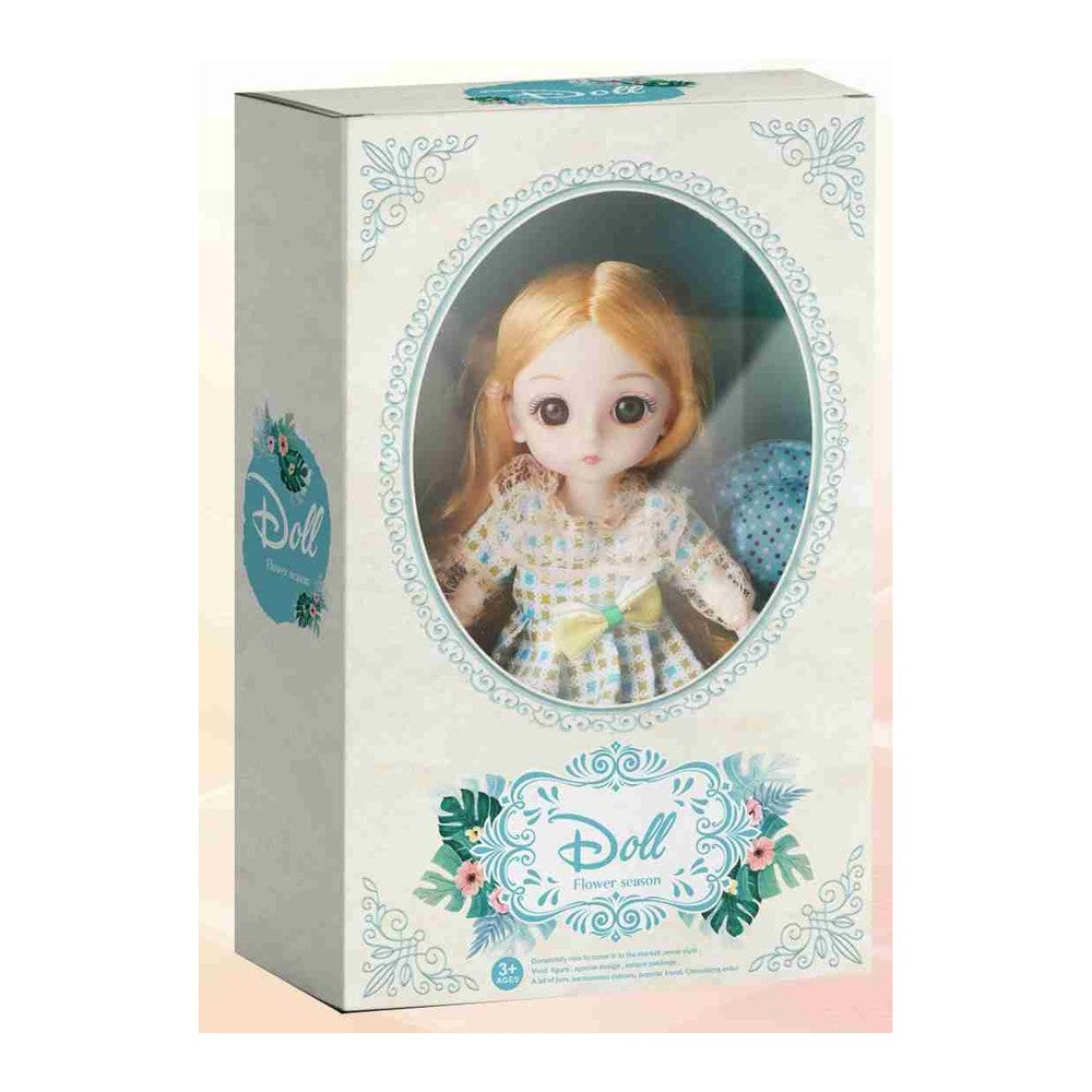 Boneca Fashion 15 Cm Altura - Xadrez
