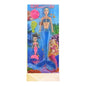 Boneca Sereia c/ Luz 34 Cm Altura - Azul