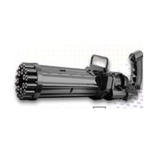 Pistola Automática de Bolhas de Sabão c/ Luz e Som - Preto