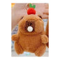 Peluche/Porta Chaves Capivara - Vermelho