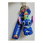Porta-Chaves Stitch Brincalhão - c/ Scrump na Cabeça