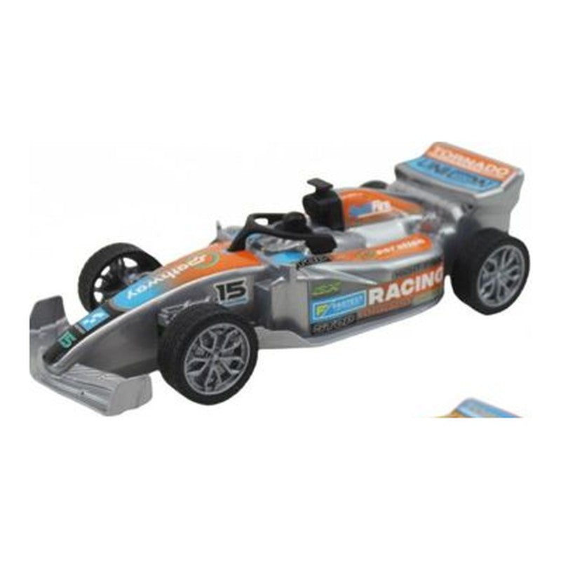 Carro de Corrida Telecomandado Recarregável 4 Canais 25x11x10 CM - Cinzento