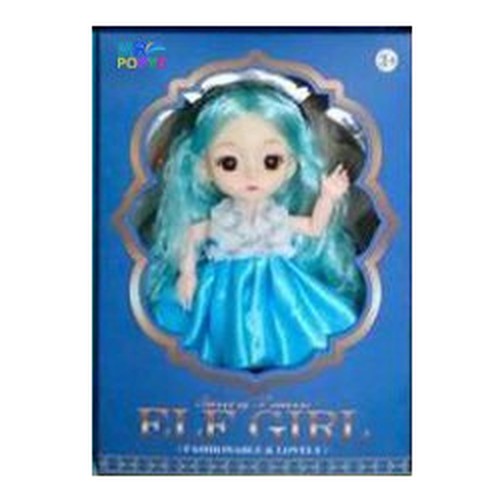 BONECA ELF GIRL - Cabelo Azul