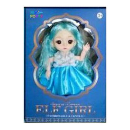 BONECA ELF GIRL - Cabelo Azul