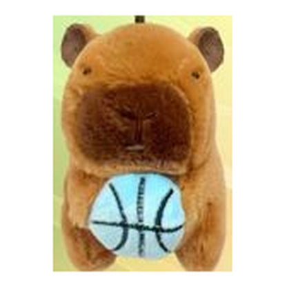 Peluche/Porta-Chaves Capivara - c/ Bola de Basquetebol