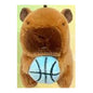 Peluche/Porta-Chaves Capivara - c/ Bola de Basquetebol