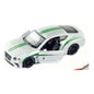 Bentley e Ferrari de Metal com Luz e Som em Caixa Expositora - Branco (Modelo 1)