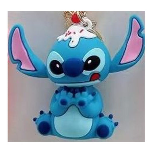 Porta-Chaves Stitch Sentado - Stitch c/ Gelado