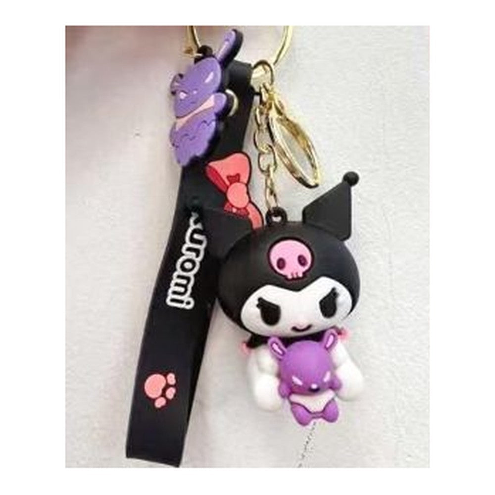 Porta-Chaves Kuromi - Kuromi Preto