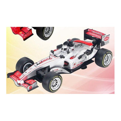 Carro de Fórmula 1 Telecomandado 1:12 com Volante e Mala - Branco
