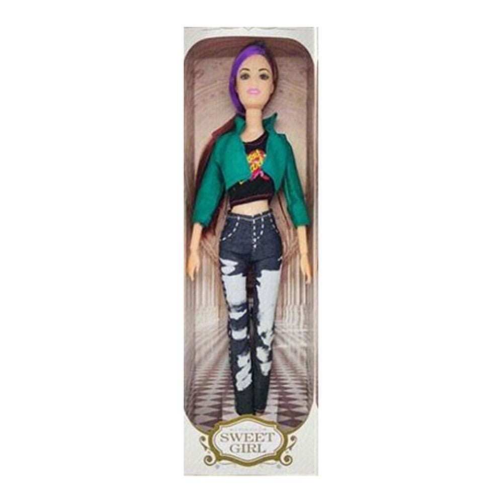 Boneca Fashion 30 Cm Altura - Calças Rasgadas