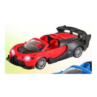 Carro Telecomandado Bugatti Descapotável 1:18 4 Canais - Vermelho
