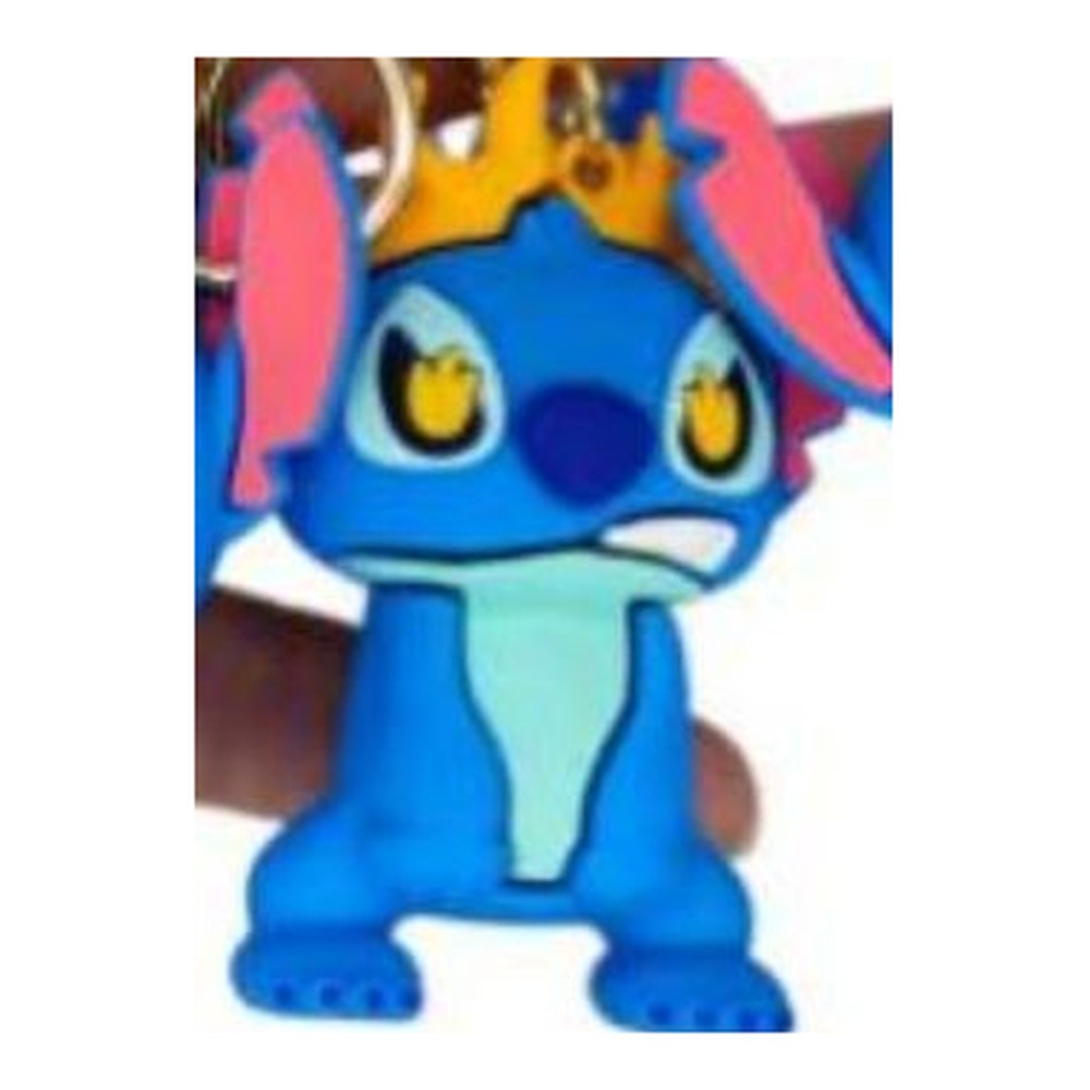 Porta-Chaves Stitch - c/ Coroa