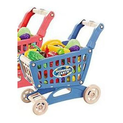 Carrinho de Compras c/ Acessórios - Azul