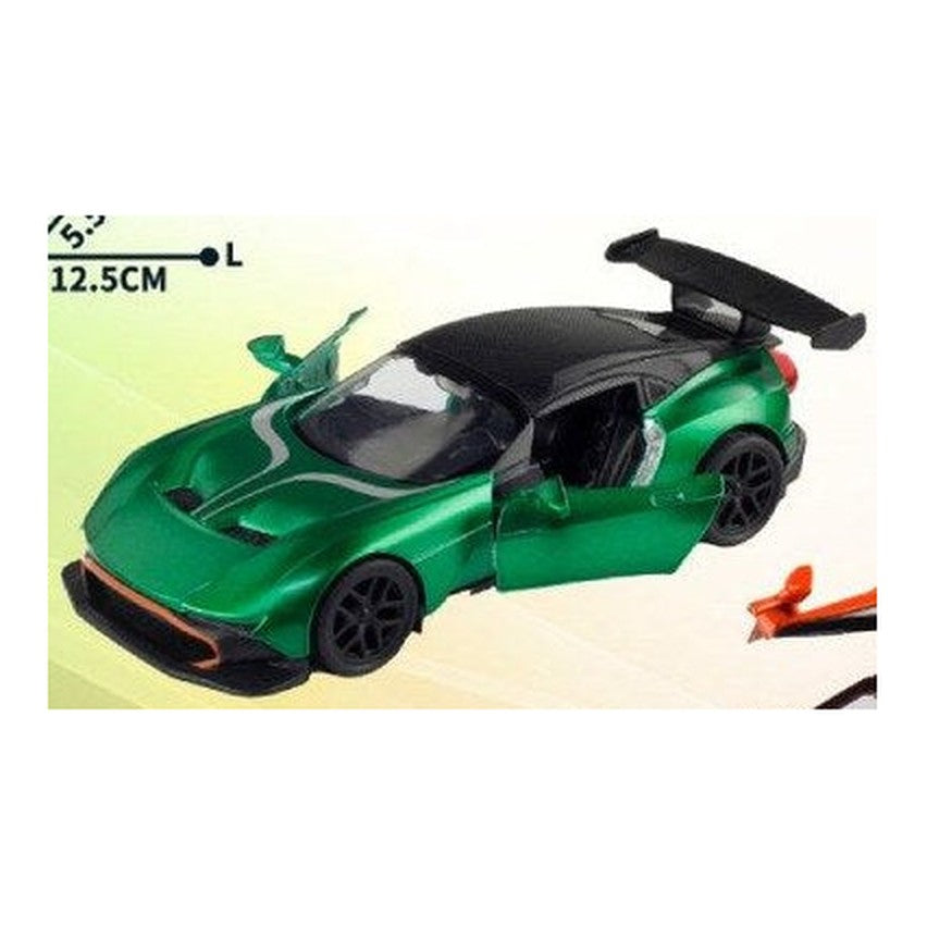 Carro Desportivo Clássico de Metal de Recuo 1:32 - Verde