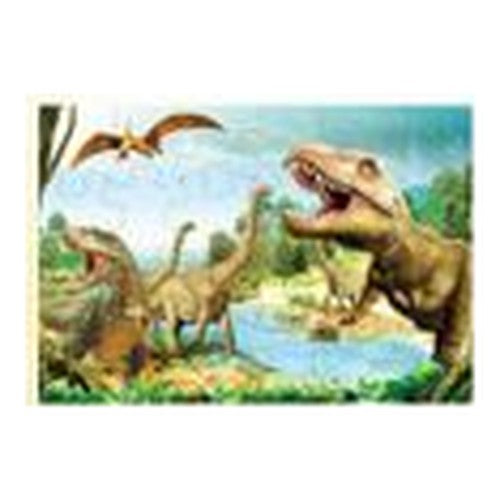 Puzzle Dinossauros 24 peças - Dinossauros no Lago
