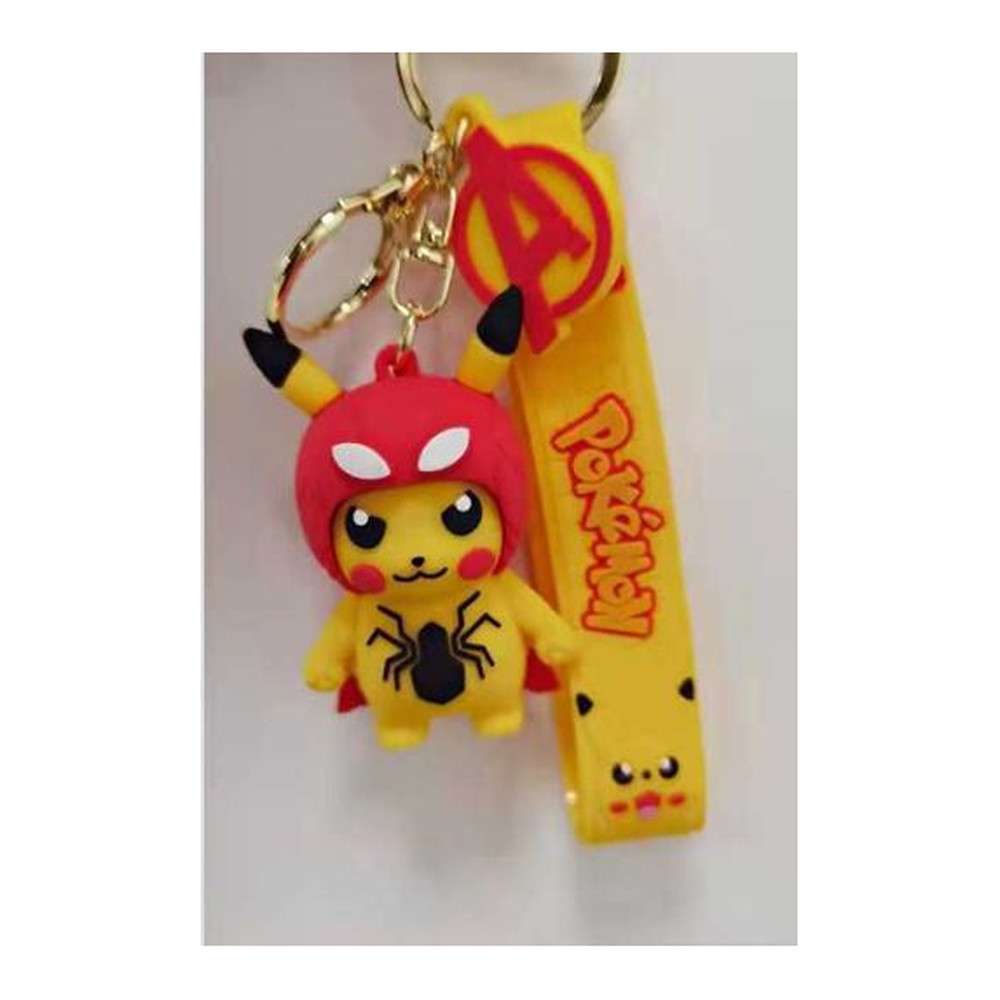 Porta-Chaves Pikachu Vingador - Homem-Aranha