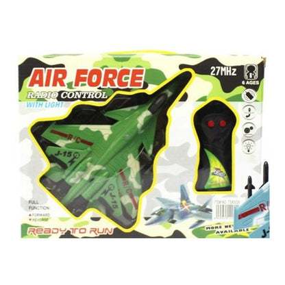 Avião Telecomandado 2 Canais 29x6x22 CM (Modelo 1) - Verde