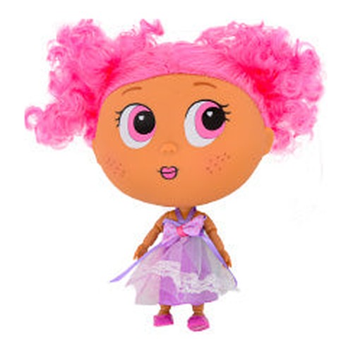 Boneca Cabeçuda 19 Cm - Cabelo Rosa