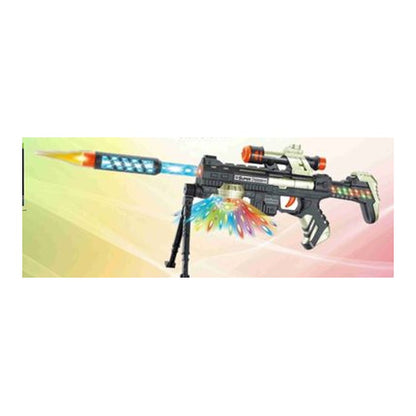 Pistola c/ Luz e Sons - Preto