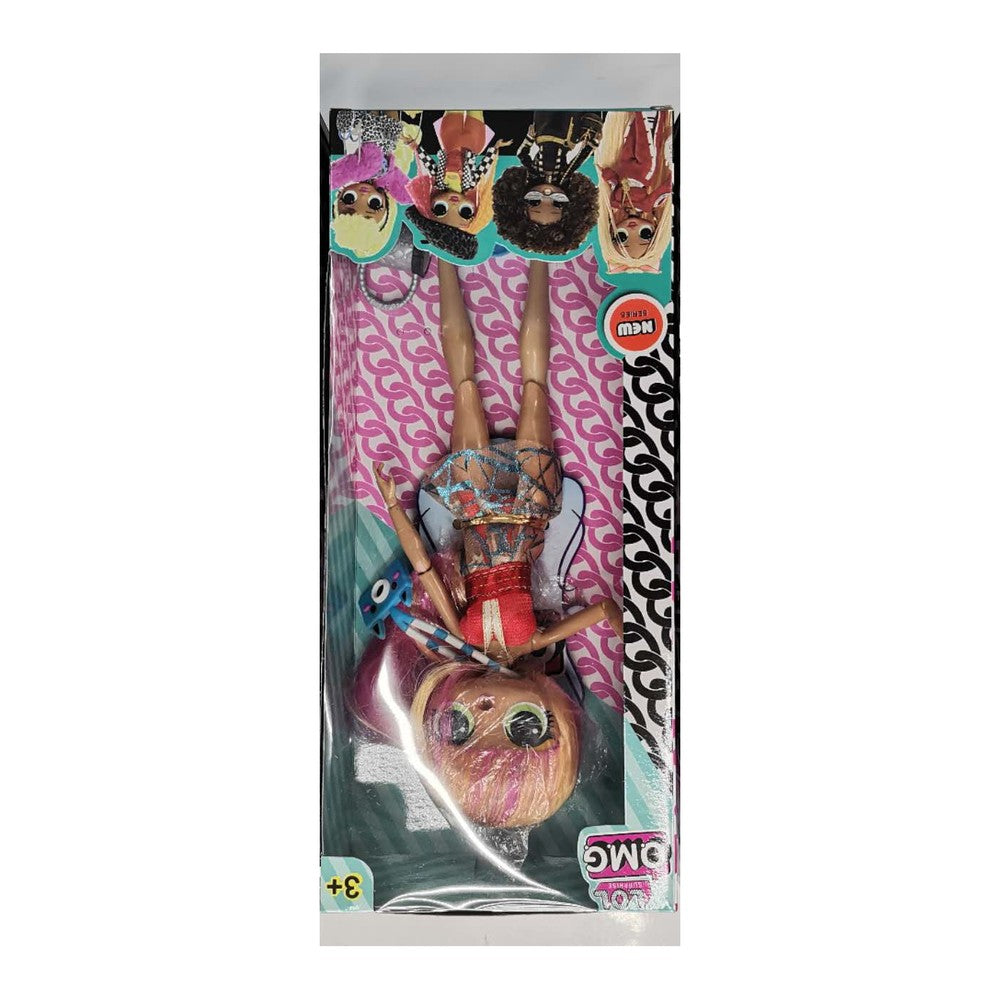 Boneca LOL O.M.G - Vermelha e Prateada