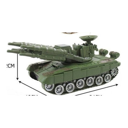 Tanque Telecomandado 4 Canais 28x12x12 CM - Verde
