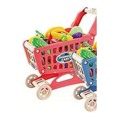 Carrinho de Compras c/ Acessórios - Rosa
