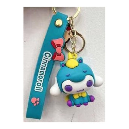 Porta-Chaves Kuromi - Cinnamoroll Azul