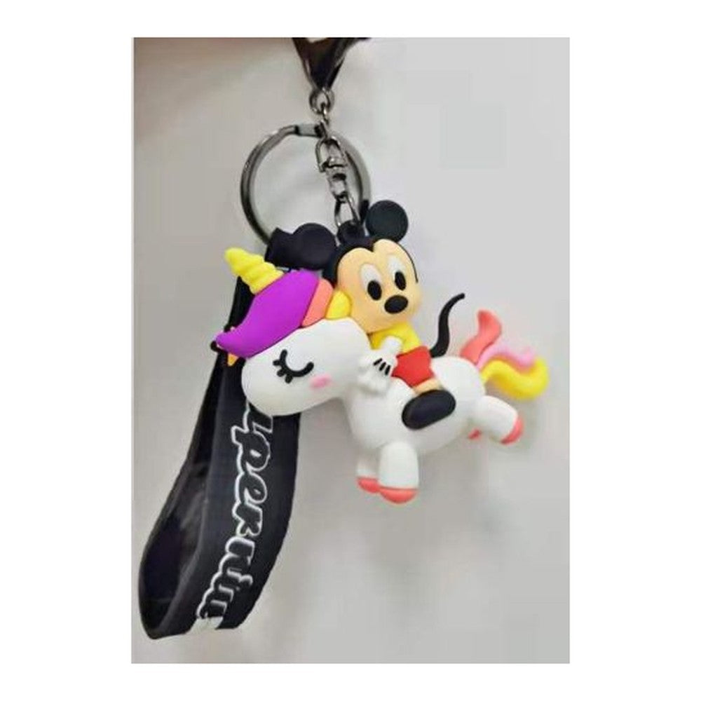 Porta-Chaves Unicórnio com Personagem - c/ Mickey