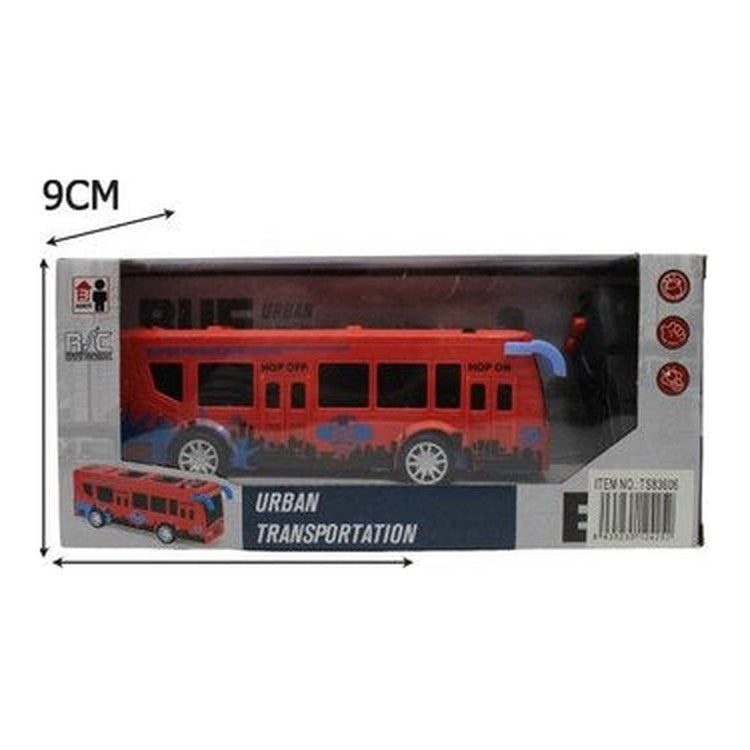 Autocarro Telecomandado 2 Canais 25x9x11 CM - Vermelho
