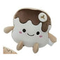Peluche Kawaii Comida Divertida 20 Cm - Tosta com Nutella