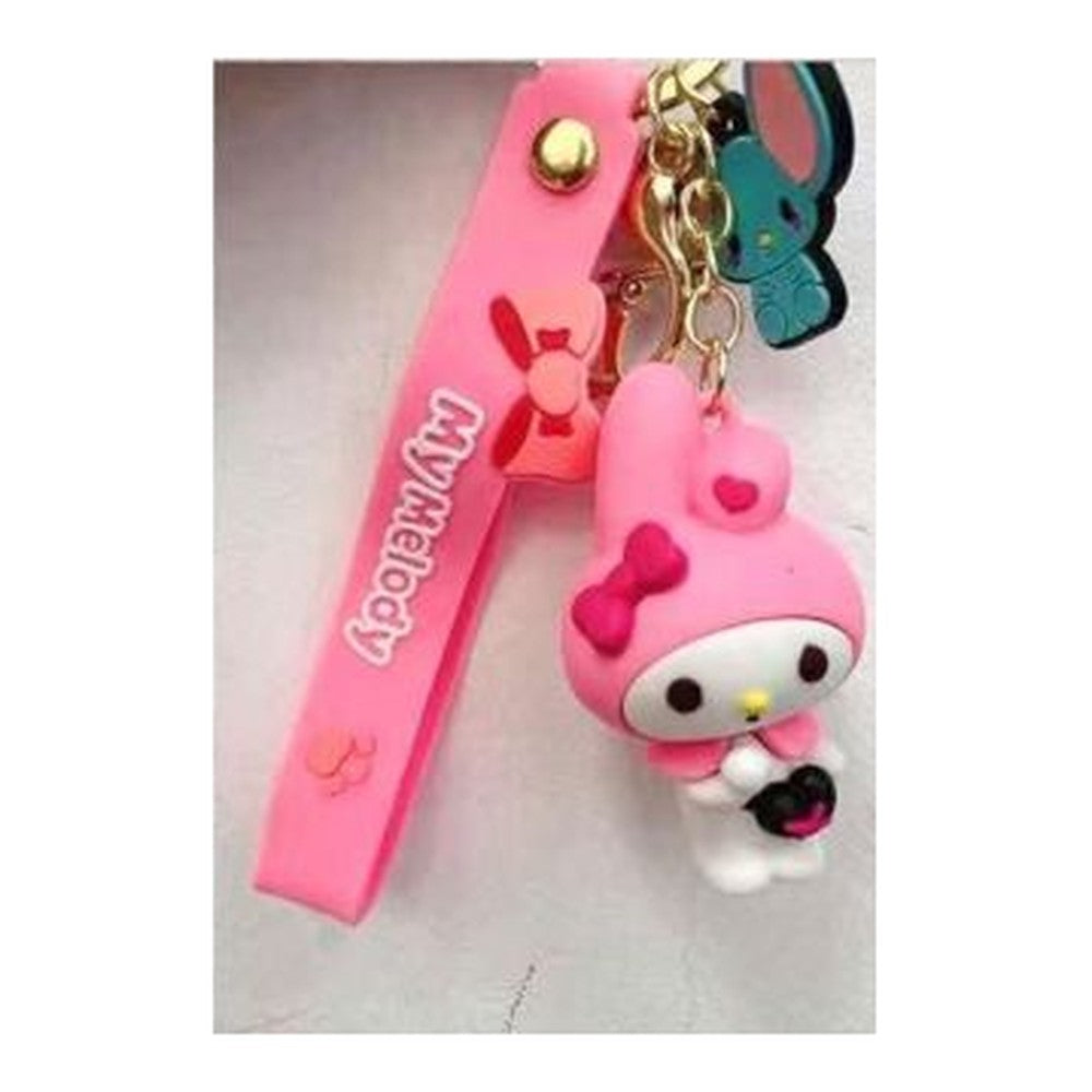 Porta-Chaves Kuromi - My Melody Rosa