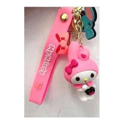 Porta-Chaves Kuromi - My Melody Rosa