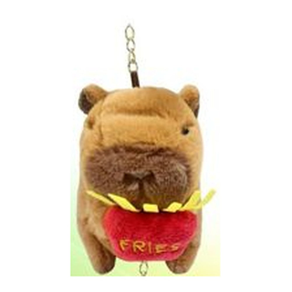 Peluche/Porta-Chaves Capivara - c/ Batatas Fritas